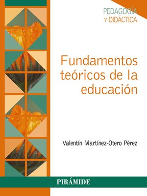 cover image of Fundamentos teóricos de la educación